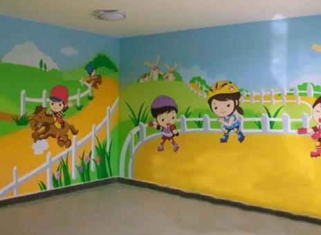 上林幼儿园墙体彩绘制作流程及注意事项