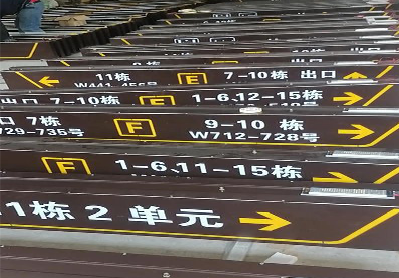 上林广告标识中，常见的几种安装方式。