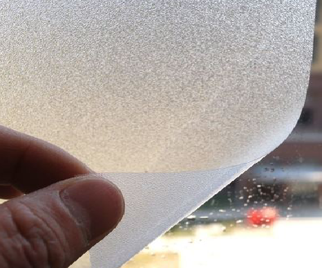 上林玻璃门外面粘广告用什么材料好？